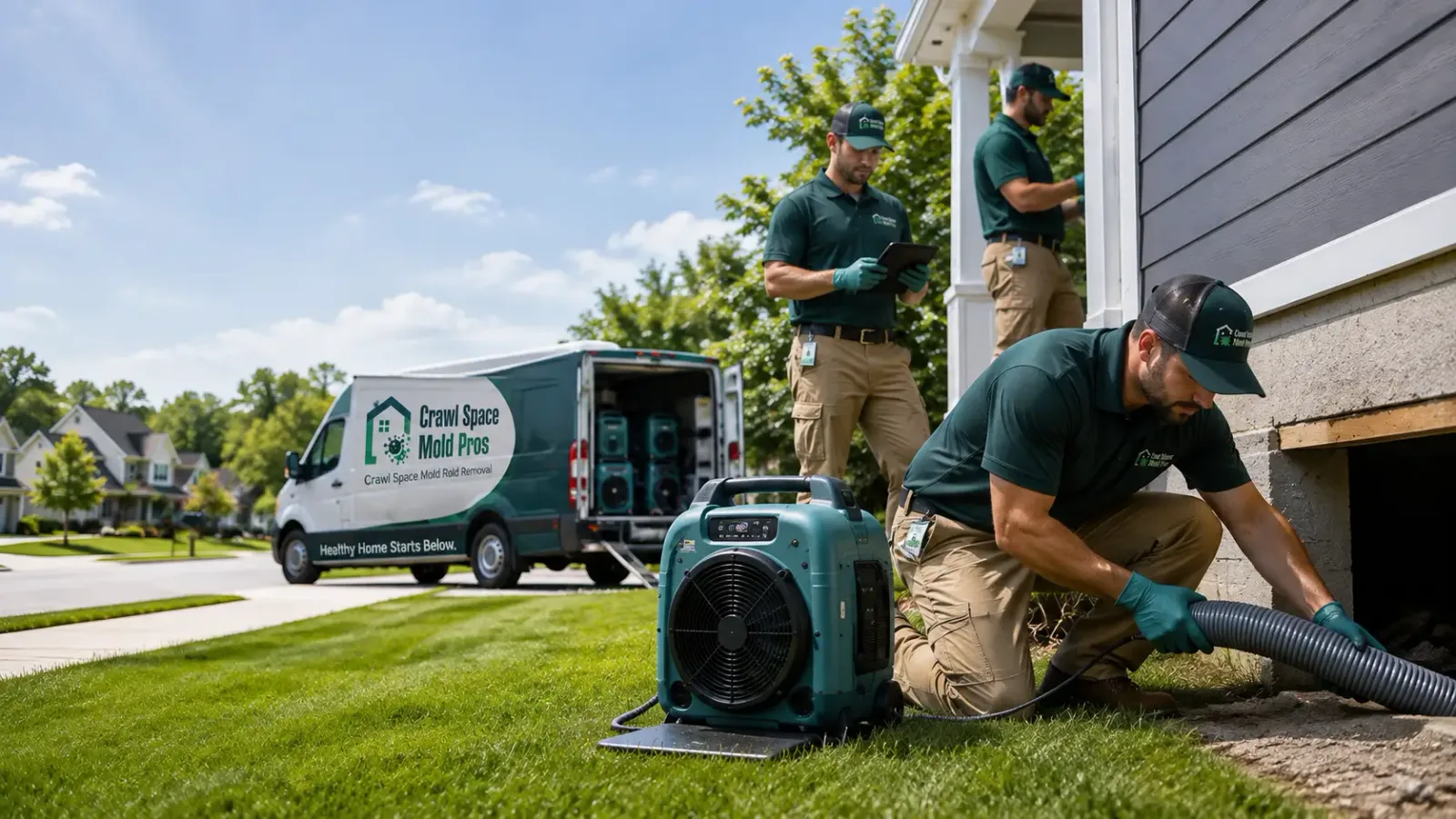Crawl Space Mold Removal in Saint Clair, MI